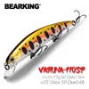 Aas Lokt Bearking 11cm 17g Dive 1.5m super gewicht systeem lange casting SP minnow model vissen lokt harde aas kwaliteit wobblers 230608