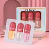 Fit Kleuren Mini Capsule Vorm Lipgloss Set Hydraterende Verfrissende Niet-plakkerige Anti Gebarsten Lip Behandeling Moisturizer Lip Glazuur set