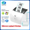 2 -дюймовый 58 -миллиметровый USB Bluetooth Label Printer