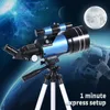 Model teleskop wprowadza profesjonalne zbieranie gwiazd i eksploracji księżycowej dzieciom HD o dużej mocy jako prezent naukowy