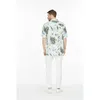 Damen-Bademode, Sommer-Paar-Passform, Hawaii-Strandurlaub, Party, tropische Pflanze, Blumen-Palmblatt-Druck, Hemd oder lockerer Kimono 230608