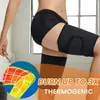 Leggings fitness com suporte para cintura, aparador de coxas, faixas femininas para perda de peso, manga ajustável, suor, emagrecimento, elásticos