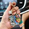 Porte-clés dinosaure poupée porte-clés mignon Animal breloque porte-clés créatif voiture sac pendentif porte-clés pour femmes hommes cadeau en gros