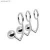 Stainless Anal Hook Chastity Butt Plug Metal Cock Ring Male Anal Plug Ball Penis Rings Steel Women Ass Adult Sex Toy for Couples L230518