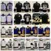 Custom LosAngelesKingsReverse Retro Purple 11 Anze Kopitar Hockey Jerseys 8 Drew Doughty 99 Wayne Gretzky Alternate Classic 22 Kevin Fiala