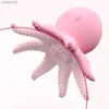 Vibrators Small Octopus Breast Suction Device Women's Masturbator Jumping Vibrating Swinging Breast Massager Adult Sex Toy L230518