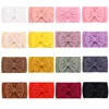 Baby Girl Solid Color Handmade Bowknots Headbands Children Elastic Headwear Party Club Decor Hair Accessories