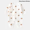 Rompers långärmad baby casual jumpsuits pojkar flickor småbarn bomull bebe jumpsuit klädkläder kläder mjuka onepiece pajamas 230608