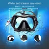 Dykmasker Joymaysun Professional Scuba Diving Masks Snorkling Set Adult Silicone Kjol Anti-dimmaglasögon Glasögon Simpoolutrustning 230608