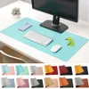 Mouse Pads Wrist 1Pcs Leather Mouse Pad Double Side Large Keyboard Pad Desk Protective Easy Clean Computer Writing