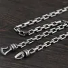 Kedjor bastiee 925 sterling silver halsband för män kadenas para hombre lyx smycken man punk steampunk stor choker smycken gotisk