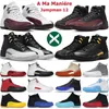 Jumpman 12 scarpe da basket da uomo 12s Black Royalty Taxi Playoffs Stealth Cherry Reverse Flu Game Hyper Royal French Blue scarpe da ginnastica da uomo sneakers sportive all'aperto