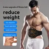 Core Abdominal Trainers Abs Trainer EMS Abdominal Muscle Stimulator Electric Toning Belt USB Recharge Waist Belly Weight Loss Home Gym Fitness Equiment 230608