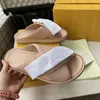 Ciabatte da donna firmate sandali sandalo estivo sandali scarpe da uomo classico marchio spiaggia scivoli casual donna fuori pantofole cursori spiaggia in pelle con scatola