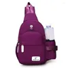 Heuptasjes Sport Heuptasje Heren Dames Oxford Waterdichte kleine borstzak Reissport Schoudertas Sling Rugzak Crossbody-rugzak