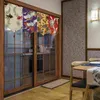 Kurtyna japoński trójkąt salon przegroda kuchenna izakaya herbata dekoracja wisząca flaga krótka