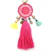 Pendant Necklaces Boho Cotton Tassel Dream Catcher Beaded Chain Jewelry For Romantic Charms Women Collier Necklace