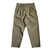Purple dżinsy dżinsowe spodnie męskie dżinsy projektant bawełny khaki zielony luźne luźne zwykłe ameki mała stóp kombinezon 280