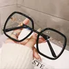 Sunglasses Frames Fashion Square Glasses Frame Women Oversized Optical Transparent Spectacle Vintage Eyewear Decoration