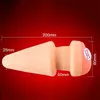 Brinquedos anais unissex Big Butt Plug Dildo de silicone Brinquedos para adultos Masturbação Buceta Bumbum Big Butt Plug Lésbica L230518