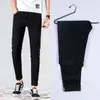 Men's Jeans Mens Brand Skinny Pant Casual Trousers 2023 Denim Black Homme Stretch Pencil Pants Plus Size 27-36