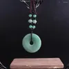 Chains Fine Donut 40mm Natural Stone Pendant Quartz Crystal Agates Turquoises Malachite For Jewelry Making Necklace