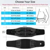 حزام التخسيس Elstiac Lumbar Lumbar Back Support Pad القابلة للتعديل مع 6 الإقامة في البطن فيث اللياقة البدنية Men 230608