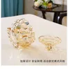 Storage Bottles Crystal Glass Candy Jar With Lid Home Creative Sugar Bowl European Style Decoration Exquisite Big