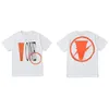 Summer Mens Designer T Shirt Friends Letter Print Tees Big V Men Women Short Sleeve Hip Hop Style Black White Orange T-shirts Tees Size S-XL C4DN#