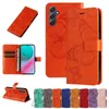 34Designs Impressum Katze Baum Leder Brieftasche Hüllen für Samsung M54 5G OPPO Reamle C55 GT Neo5 10 Pro 9i C33 Reno 8T Blume Sonnenblume Schmetterling Karte Flip Cover Halter Tasche