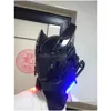 パーティーマスクサイバーパンクマスクコスプレマスキブラックサムライウォーズカメンライダーハロウィーンフィットクールプレーギフト230330ドロップデリバリーホームガーデンディグス