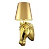 Lampa ścienna gzmj nowoczesne lampy na głowę koni nordycka Luce de Navidad zagłówek kinkiety lekki loft salon