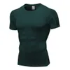 Camisetas de hombre Camiseta deportiva para hombre Camiseta de entrenamiento Compresión Hombres Gimnasio Camiseta para correr Homme Sportshirt Fitness Manga corta Yoga Top Hombre 230608