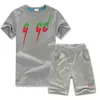 2-7 Jahre Kinder Designer Sets Sommer Hochwertiges T-Shirt Hosen Set Markendruck Kinder 2 Stück 100% Baumwolle Kleidung Baby Jungen Mädchen Mode Appare1