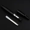 Fountain Pens Majohn A1 Press Pen Pen Retractable Fine nib 04mm Metal with Clipno Clip Ink Office School Writingギフトボックス230608