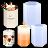 Candles Cylinder Silicone Mold DIY Epoxy Resin Candle Mould Aromatherapy Candle Wax Molds Clay Plaster Craft Casting Mould Home Decor 230608