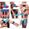 Elbow Knee Pads Worthdefence 6Pcs Kinesiology Tape Athletic Recovery Elastic Tapes Gym Fitness Bandage Jiont Support Muscle Pain Relief Pad 230608