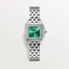 Women's Watch's Quartz Movement Square Watch Stainless Steel Feather Watch Watch Watch مناسبة لمختلف قوائم قوائم التاريخ