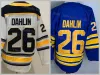 Buffalosabresman Ice Hockey 26 Rasmus Dahlin Jersey 53 Jeff Skinner Blank 2022 Heritage Classic 2017-2018 Winter Classic 50th Anniversary Good Sti