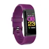 115 SMART ID115 2024 Plus armband för skärm Fitness Tracker Pedometer Watch Counter Hevert Blodtryck Monitor Smart armband Colorfulfsoi