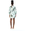 Damen-Bademode, Sommer-Paar-Passform, Hawaii-Strandurlaub, Party, tropische Pflanze, Blumen-Palmblatt-Druck, Hemd oder lockerer Kimono 230608