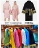 New Mens Womens Home Robes Shawl Collar Cotton Soft Fluffy Sleepwear Designer designer Luxury Vintage Bathrobe Pajamas Unisex Lovers Dressing Gown Nightwear