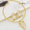 Necklace Earrings Set 3 YM Jewellery Sets18k Gold Plated Jewelry Dubai For Women Wedding Bride And African Luxury