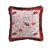 Top Luxury Design Embroidery Cushion Cove Dark Green Velvet Animal Snake King Dazzling Jacquards Sofa Pillow Case