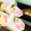 Oven Mitts Cartoon Cat Paws Long Cotton Baking Insulation Microwave Heat Resistant Nonslip Gloves Animal Kitchen 230608