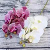 3D Small Butterfly Orchid 6 Heads/Bundle Fake Flower Home Drapery Wall Wedding Decoration Christmas Diy Artificial Phalaenopsis GC2174