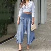 Casual Dresses Women Two Piece Set V Neck Sexy Solid Lapel Cutout Long Sleeve Shirt With Button Top Loose Wide Legs Pants Sets