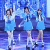 Arbetsklänningar kpop ive koreansk kvinnlig grupp jazz dans mini veckade kjol hip hop kläder nattklubb flickor väst skjorta blazer dansare rave