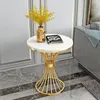 Fashion Nordic Styles Living Room Furniture Round Table Metal Cylinder Coffee Desk For Home Balcony Restaurant Decor