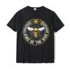 T-shirt da uomo King Of The Hive Beekeeper Bee Lover Honey T-Shirt Maglietta normale per magliette in cotone per adulti Sconto normale 230608